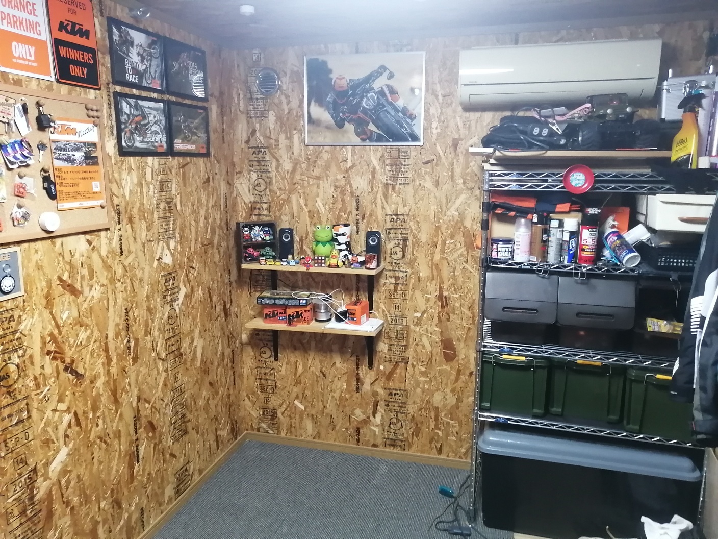 だんだん見えてきた ガレージの新たなレイアウト 38garage ミヤガレージ